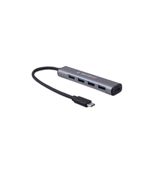 USB-концентратор Gembird UHB-C474, USB Type-C, 4хUSB, USB Type-C