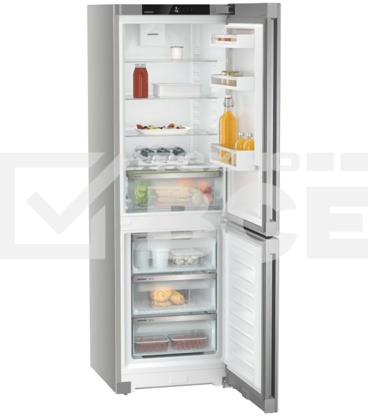 Холодильник Liebherr Pure CNsff 5203 серебристый двухкамерный 241/100л морозилка снизу