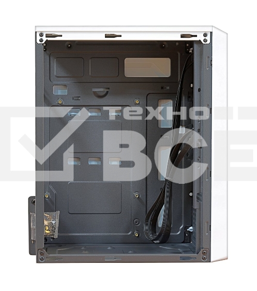 Компьютерный корпус MiniTower Ginzzu B185 White mATX,2xUSB2.0, белый,w/o PSU, w/o fan (Ginzzu B185)