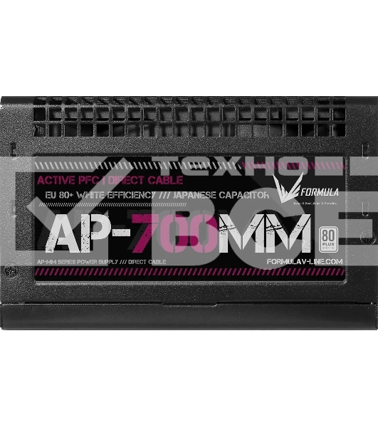Блок питания Aerocool / Formula ATX 700W AP-700ММ 80 PLUS WHITE (20+4pin) APFC 120mm fan 6xSATA RTL