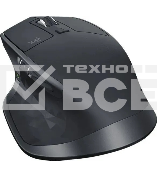 Мышь беспроводная Logitech MX Master 2S графитовый, 4000 dpi, радиоканал, Bluetooth, USB, кнопки - 7