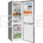 Холодильник Weissgauff WRK 185 Total NoFrost Inverter нержавеющая сталь двухкамерный 205/86л морозилка снизу, фото23