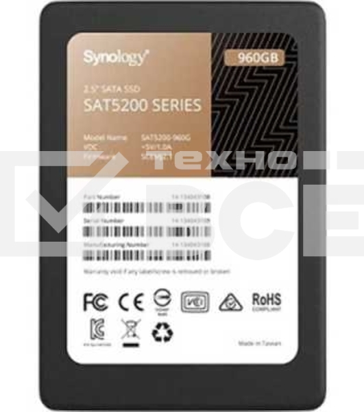 Накопитель SSD Synology SAT5220-960G, 960Gb, SATA III, 2.5
