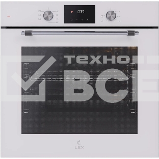 Электрический духовой шкаф LEX EDP 671 WH MAX, встраиваемый, белый
