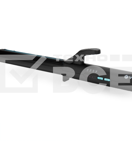 Щипцы Vitek Aquamarine VT-2313 60Вт черный/голубой макс.темп.:200С покрытие:керамическое