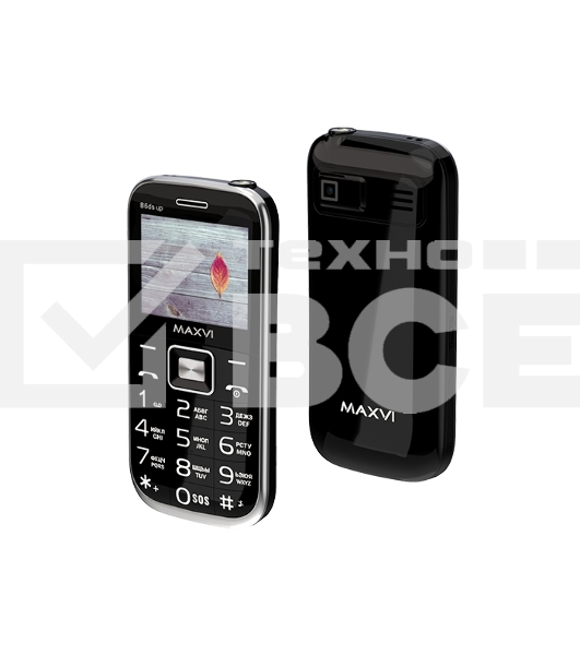 Мобильный телефон Maxvi B6ds up черный
