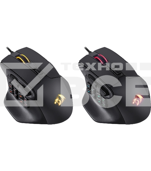 Мышь проводная REDRAGON Aatrox черный, 12400 dpi, USB, кнопки - 15