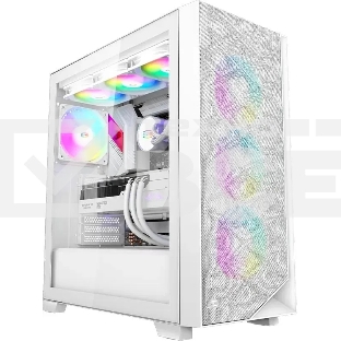 Компьютерный корпус PcCooler C3D510 WH ARGB белый без БП ATX 3x120mm 2xUSB3.0 1xUSB3.1 audio bott PSU