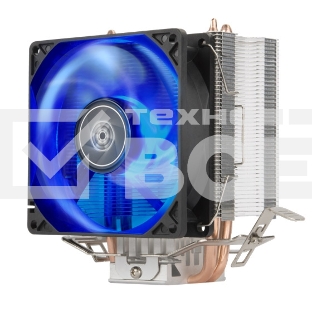 Кулер универсальный Silverstone SST-KR03 Kryton CPU Cooler, low noise, silent hydraulic bearing 92mm blue LED fan, universal Socket compatibility