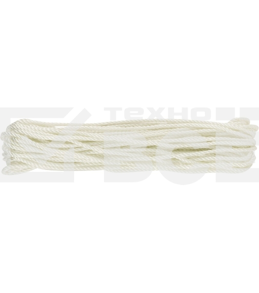 Веревка крученая капроновая Fit 68374 4 мм х 20 м, р/н= 180 кгс