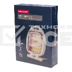 Инфракрасный обогреватель Rexant 60-0057, белый, кварцевый, 800 Вт, 14 м2, термостат, настольный, со складным основанием, фото7