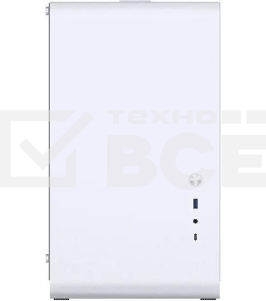 Корпус без блока питания JONSBO U4 Mini, Mini-Tower, TG, no fan, 1xUSB-A 3.0 + 1xUSB-C 3.2, mATX, mITX White