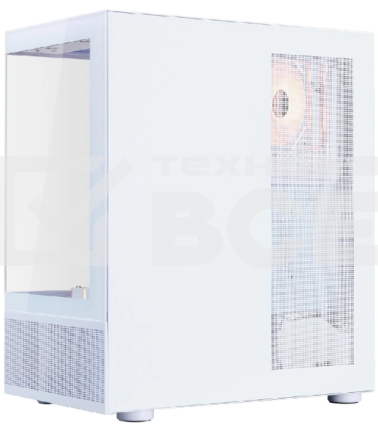 Компьютерный корпус 1STPLAYER MIKU Mi7-A ARGb белый/ATX/3x120мм ARGb fans/Mi7-A-WH-2FC7R-W-1FC7-W