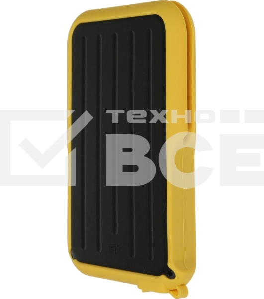 Внешний HDD 2.5' 2.0Tb Silicon Power Armor A66 SP020TbPHD66SS3Y черно-желтый (USB3.2, прорезиненный, противоударный MIL-STD-810G, пыле-влагозащищенный IPX4)