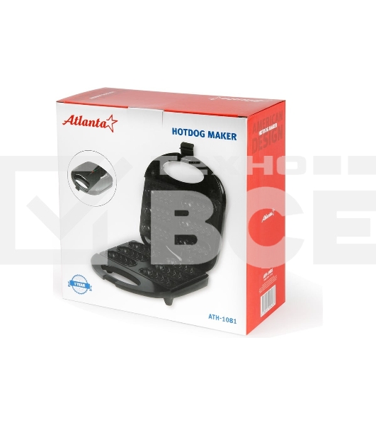 Сосисочница электрическая Atlanta ATH-1081 черный