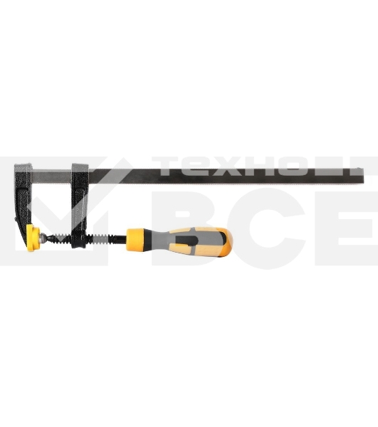 Струбцина F-образная Deli DL110525 250x50 мм, макс. усилие зажима 1000N, резьба 9,5мм