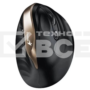 Мышь беспроводная Genius Ergo 8250S черный, 1600 dpi, радиоканал, USB, кнопки - 6