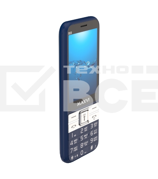 Мобильный телефон Maxvi B33 blue