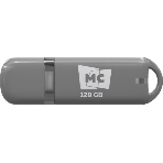 Флешка USB MORE CHOICE МФБ128 Grey (4620202558985), 128GB, USB 3.0, R/W 25/15, серый, фото 1