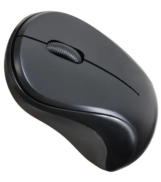 Мышь беспроводная Oklick 605SW черный, 1200 dpi, радиоканал, USB, кнопки - 3