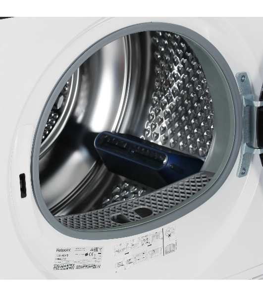 Сушильная машина Hotpoint TDSH 85V B белый, 8 кг, сушка - тепловой насос, программ - 15, 59.7 x 84.6 x 56 см