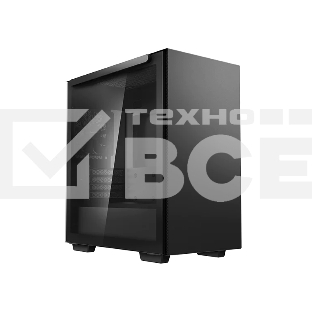 Компьютерный корпус Deepcool MACUBE 110 BK без БП, боковое окно (закаленное стекло), черный, mATX