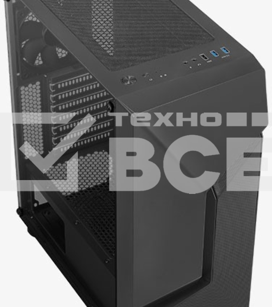 Компьютерный корпус MidiTower Aerocool / Formula Scape-G-BK-v1 (4711099471539)