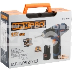 Дрель-шуруповерт MAX-PRO 85026, Аккумуляторная, 12В, 2 АКБ, Кейс, фото3