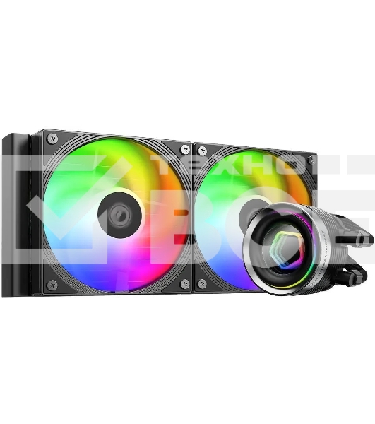 Система жидкостного охлаждения ID-Cooling FX240 INFINITY ARGB черный 120мм алюминий+медь 2000rpm 27.2db 4-pin 300W