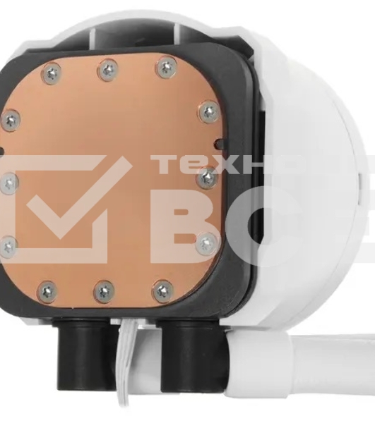 Система водяного охлаждения Thermaltake TH360 V2 Ultra Snow ARGb Soc-AM5/AM4/1200/1700/1851 белый 4-pin 25.8dB Al+Cu LCD Ret (CL-W405-PL12SW-A)