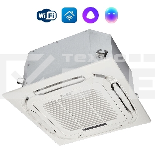 Блок внутренний сплит-системы кассетного типа Ballu Machine BLC_C/in-18HN1_21Y (compact) 18000 BTU, 55 м², 46 дБ, охлаждение, обогрев, осушение, белый