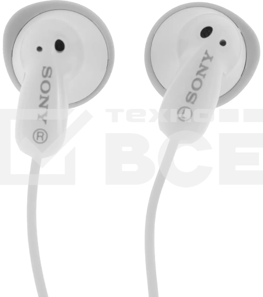 Наушники вкладыши Sony MDR-E9LP 1.2м белый проводные в ушной раковине