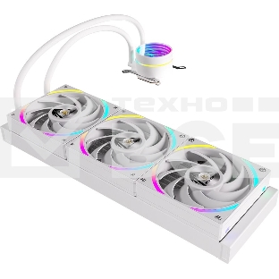 Система водяного охлаждения Formula Oasis L360 ARGB белый 120мм алюминий+медь 2000rpm 27db 4-pin 360W