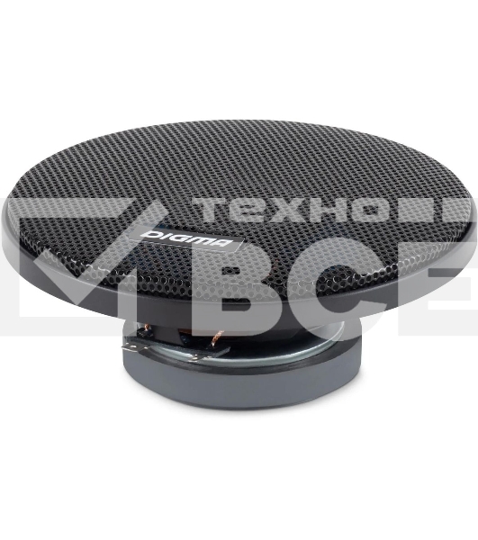 Колонки автомобильные Digma DCA-B402 160Вт 90дБ 4Ом 10см (4дюйм) (ком.:2кол.) коаксиальные двухполосные