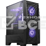 Компьютерный корпус MSI MAG FORGE 100M / mid-tower, ATX, tempered glass side panel / 2x RGB 120mm & 1x 120mm fans inc. / MAG FORGE 100M, фото 1