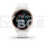 Смарт-часы Garmin Venu 2S AMOLED корп.розовое золото рем.белый разм.брасл.:110-175мм (010-02429-13), фото7