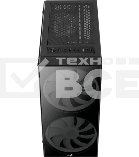 Компьютерный корпус Aerocool / Formula Python (3xUSB, 2xAudio, 0.5 мм,2x200 мм FAN, прозрачная стенка-закаленное стекло, ATX, без БП)