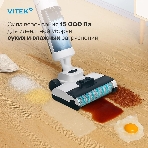 Пылесос моющий Vitek VT-FW11PRO белый/черный, питание от аккумулятора, 120 Вт, уборка сухая/влажная, пылесборник 0.68 л, фото11