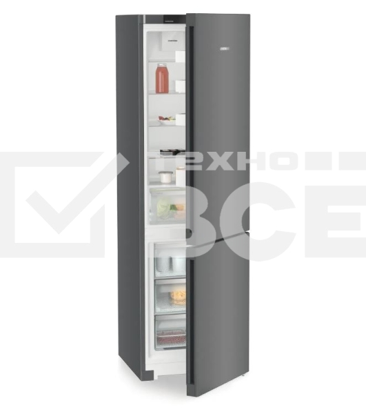 Холодильники Liebherr CNdgc 5703-20 001 Pure темно-серый двухкамерный 266/94л морозилка снизу, No Frost