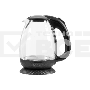 Чайник Energy E-250 (1,7 л) стекло, пластик черный