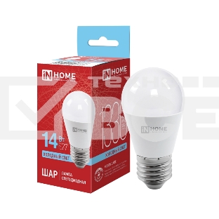 Лампа светодиодная LED-ШАР-VC 14Вт 230В E27 6500К 1330лм IN HOME 4690612047836