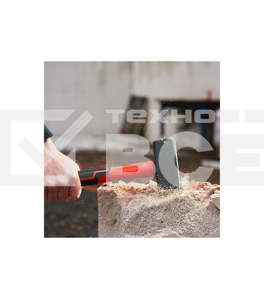 Кувалда Rexant 12-8131 с фибергласовой обрезиненной рукояткой, 1500 г