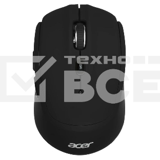 Мышь беспроводная Acer OMR040 черный, 1600 dpi, радиоканал, USB, кнопки - 6