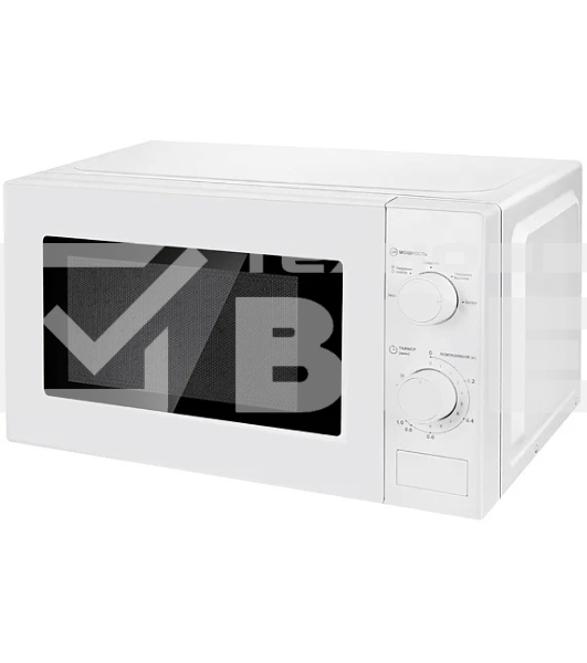 Микроволновая печь Maunfeld MFSMO720MW01 белый, 20 л, 700 Вт, переключатели - поворотный механизм