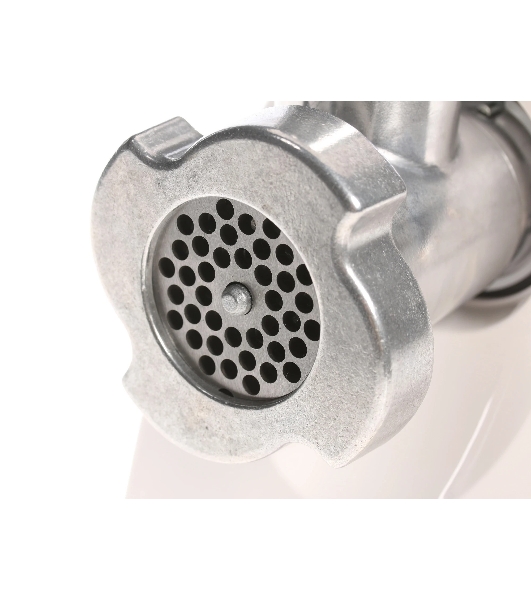 Мясорубка электрическая Аксион М32.01 белый, 1500 Вт, 1.7 кг/мин, защита от перегрузки, насадки - 4