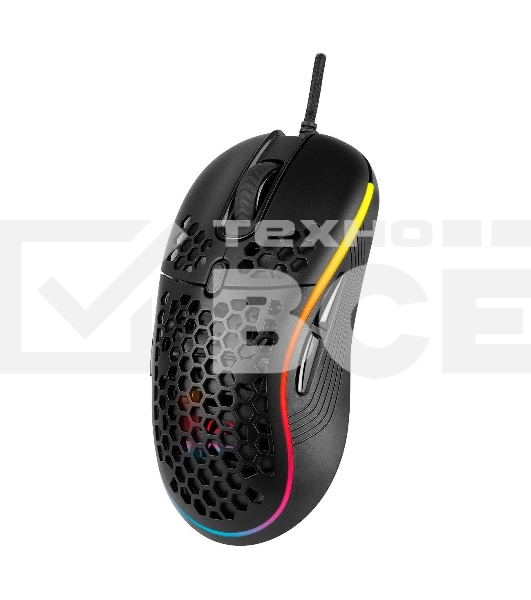 Игровая мышь SVEN RX-G860 чёрная (8 кнопок, 12800 dpi, USB, RGB подсветка )