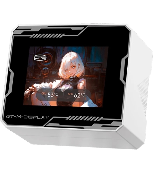 Система водяного охлаждения PcCooler GT360M Display ARGB Soc-AM5/AM4/1200/1700/1851 белый 4-pin 15-33.7dB Al LCD 310W Ret (GT360M-WHAWXX-GL)