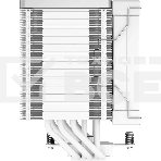 Кулер для процессора DEEPCOOL AK500 WH белый, 120 мм, алюминий/медь, 1850 об/мин, 31.5 дБ, 4 pin, 240 Вт, 158 мм, фото6