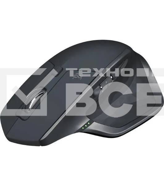 Мышь беспроводная Logitech MX Master 2S графитовый, 4000 dpi, радиоканал, Bluetooth, USB, кнопки - 7