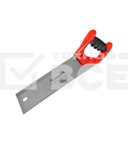 Пила Matrix по дереву обушковая для стусла, 350 мм, двухкомпонентная рукоятка